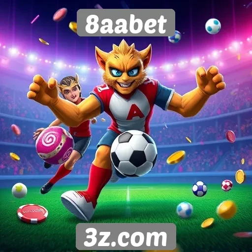 Visão geral das ofertas de jogos no site 8aabet